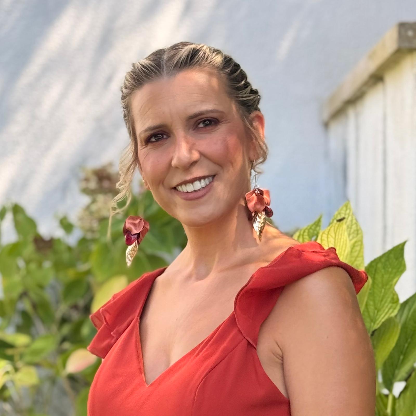 Sofia Cordeiro, retrato sorridente