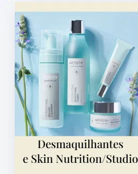 Desmaquilhantes e Skin Nutrition/Studio
